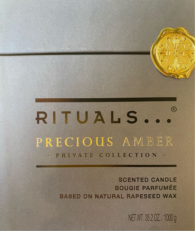 Caja precious amber y vela XL 1000g