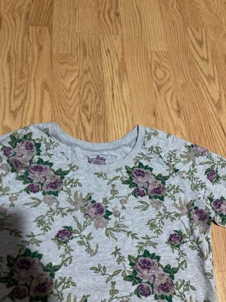 Sudadera sin capucha de flores