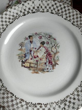 Platos de postre Moulin des Loups