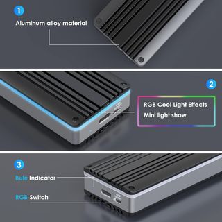 Carcasa externa SSD para MacBook, rápida, portátil