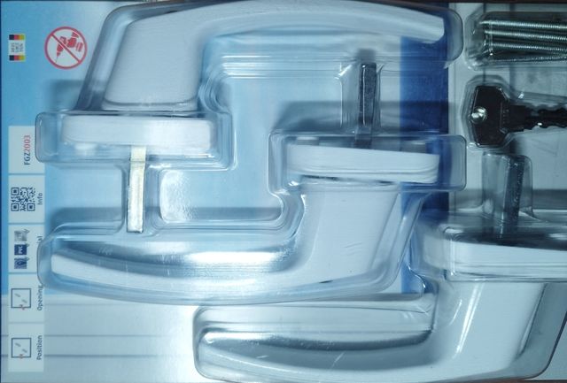 Manetas con llaves para ventanas de aluminio