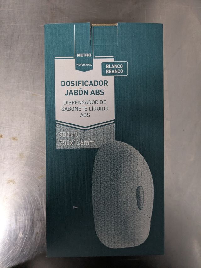 Dispensador de jabón liquido.