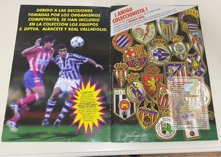 Album cromos Liga Este 1995/1996