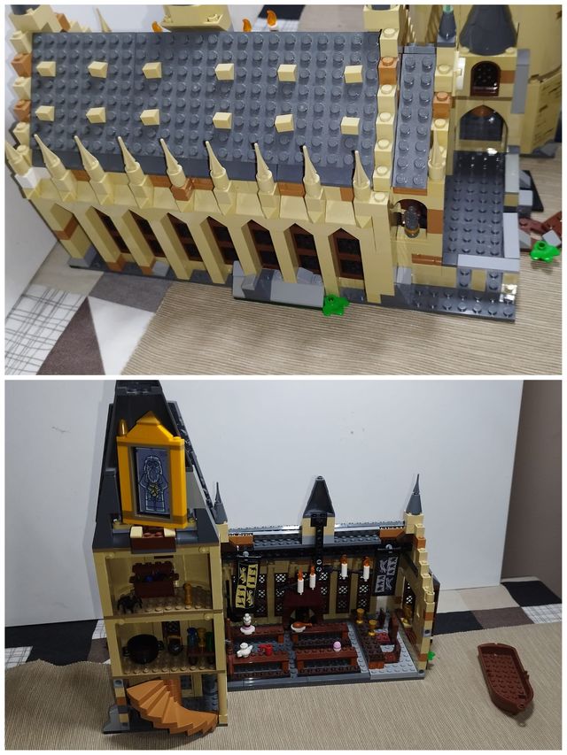 Lote lego Harry potter 0225 comedor, quidditch