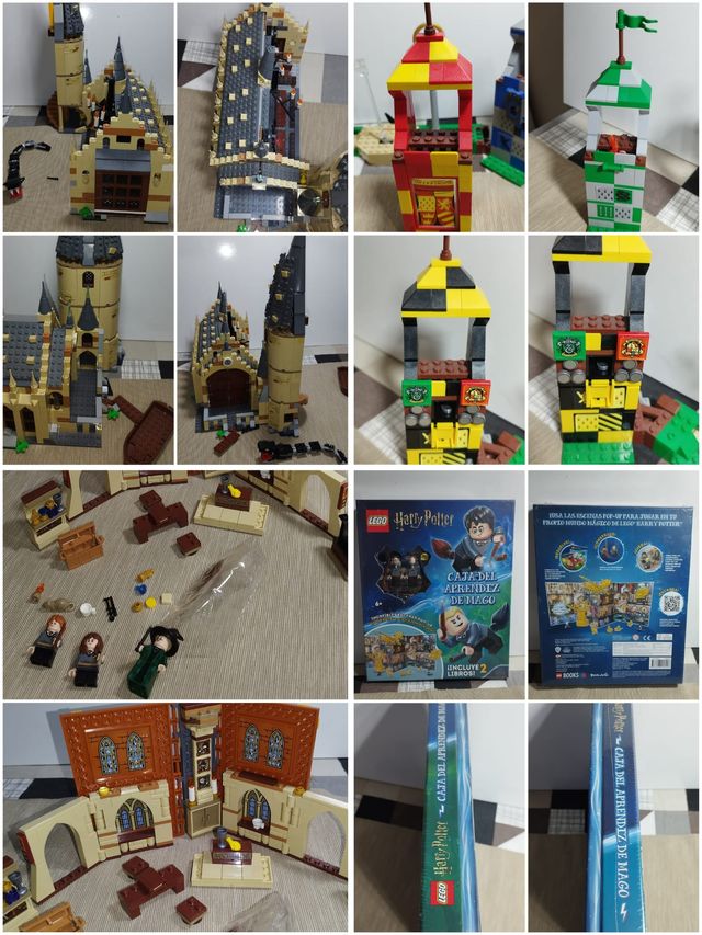 Lote lego Harry potter 0225 comedor, quidditch