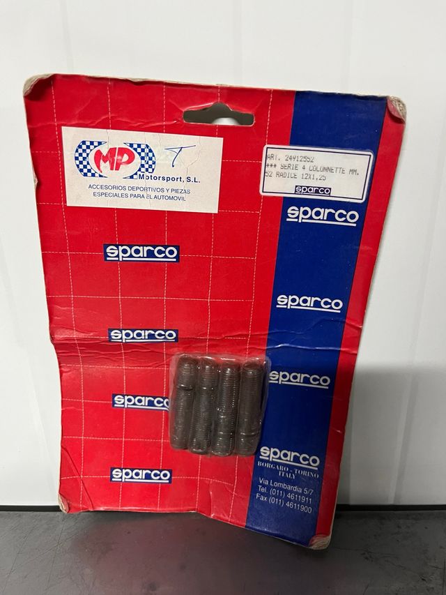 Esparragos 12x125 sparco 4 unidades