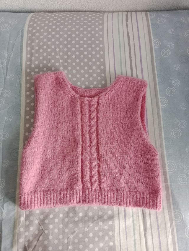 Chaleco rosa ZARA
