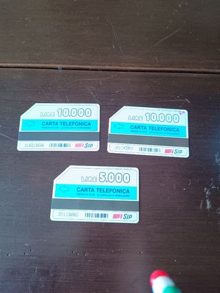 3 Schede telefoniche SIP