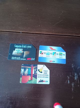 3 Schede telefoniche SIP