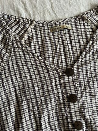 Blusa cuadros 100 algodon