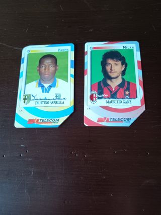 2 Schede telefoniche calciatori 