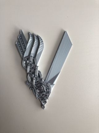 Adorno logotipo Vikingos 3d