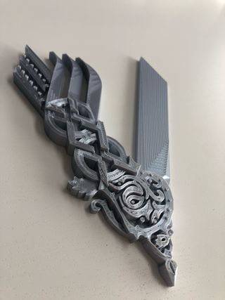 Adorno logotipo Vikingos 3d