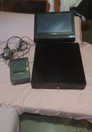 Tpv con caja registradora e impresora
