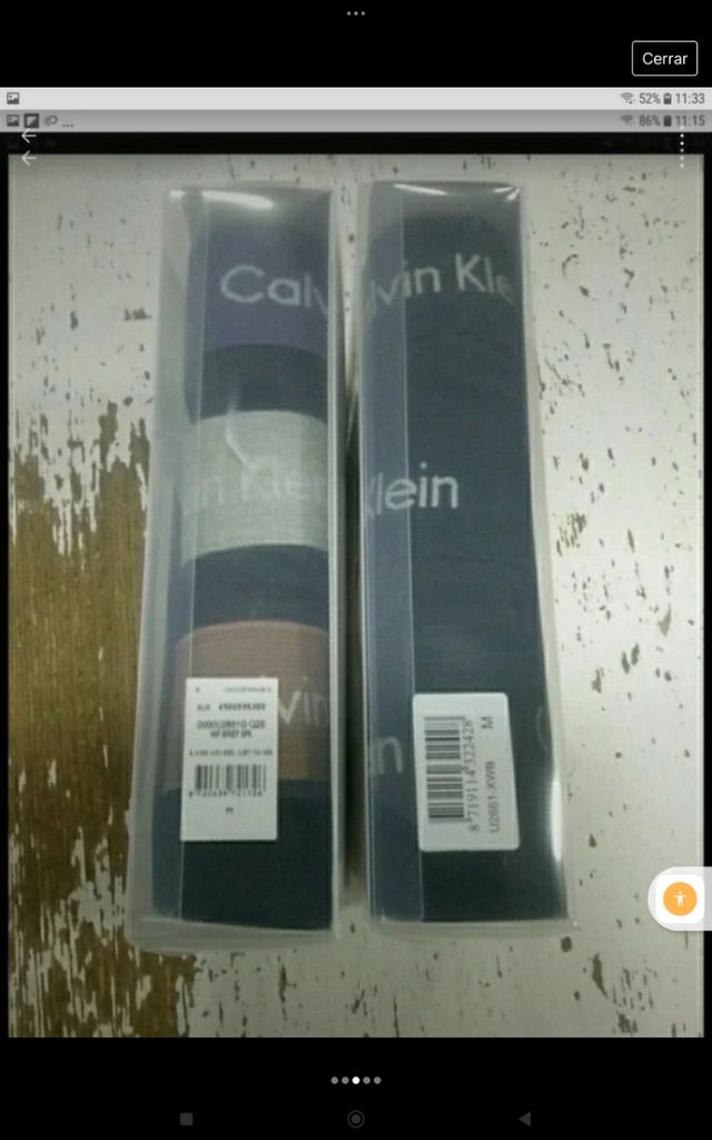 Boxes y slips Calvin Klein originales pa