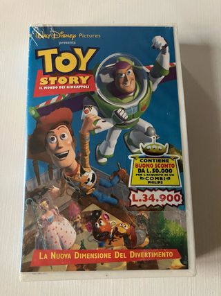 VHS Toy Story vintage sigillata