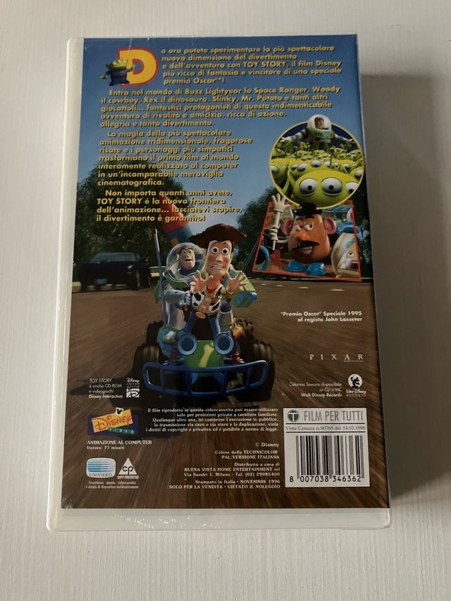 VHS Toy Story vintage sigillata