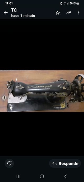 MAQUINA DE COSER.ANTIGUA SINGER