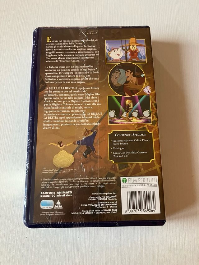 VHS La Bella e la Besta nuova mai aperta