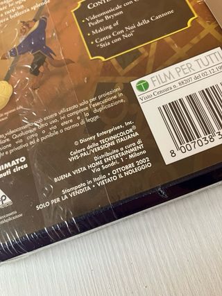 VHS La Bella e la Besta nuova mai aperta
