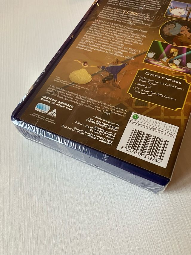 VHS La Bella e la Besta nuova mai aperta