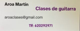 Clases de guitarra en Móstoles y Tres Cantos
