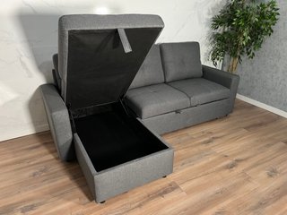 ¡NUEVO! SOFÁ CHAISELONGUE CAMA COMPLETO CON ARCÓN