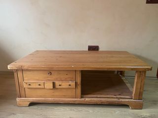 Mobiliario de salón modular completo de madera