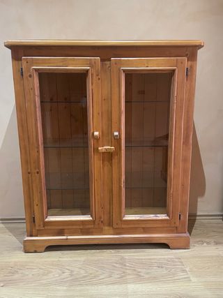 Mobiliario de salón modular completo de madera