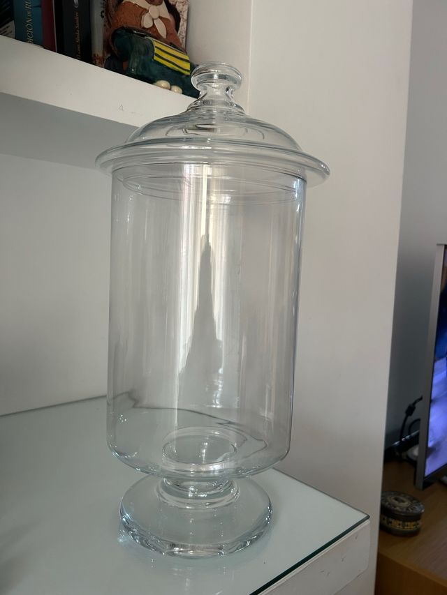 Tarro de cristal con tapadera