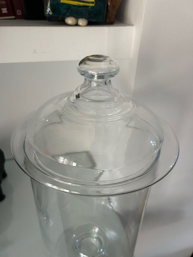 Tarro de cristal con tapadera