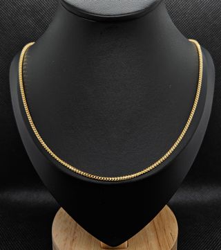 Cadena Espiga de Oro 18K, 9.15gr, 50cm