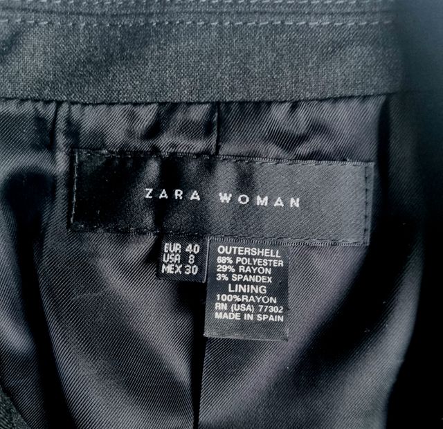 Blazer giacca monopetto grigia donna