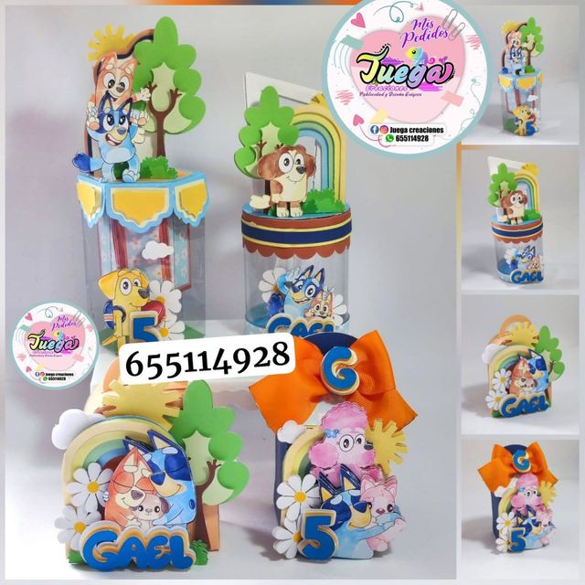 Decoración fiesta bluey