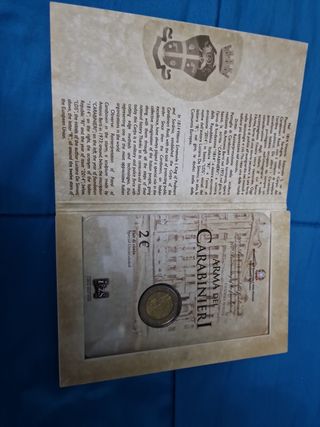 2 EURO ITALIA CARABINIERI 2014 in blister.