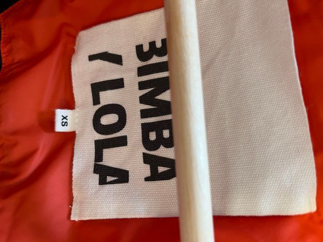 Anorac plumas Bimba y Lola color coral XS