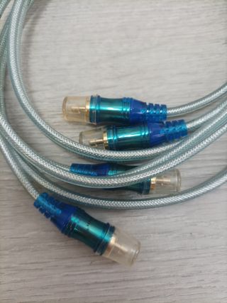 OEHLBACH Ice Blue Cable Estéreo de Audio 2m