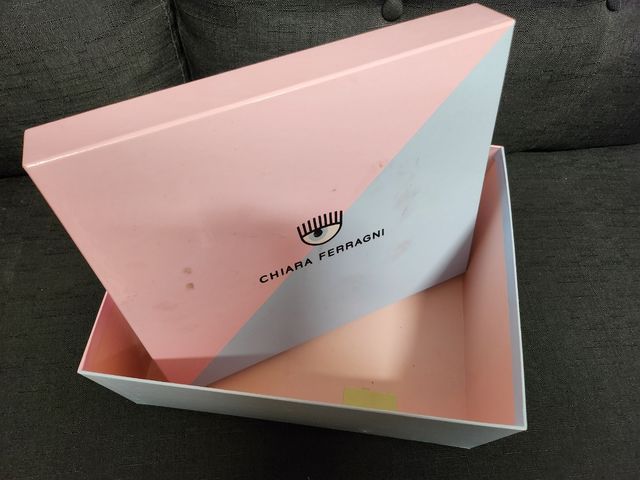 Scatola scarpe chiara ferragni