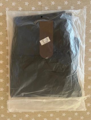 Pantalon de cuero negro