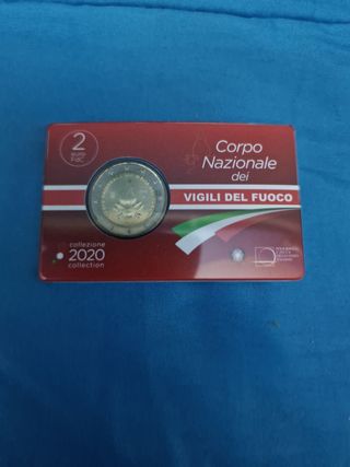 2 EURO ITALIA 2020 "VIGILI DEL FUOCO".