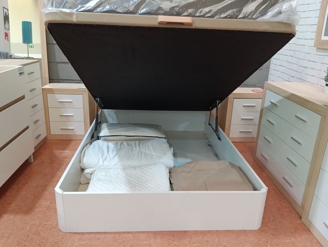 CANAPE DE MADERA ABATIBLE REBAJA ENERO