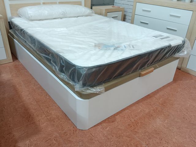 CANAPE DE MADERA ABATIBLE REBAJA ENERO