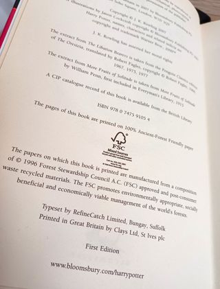 Libro Harry Potter and the Deathly Hallows