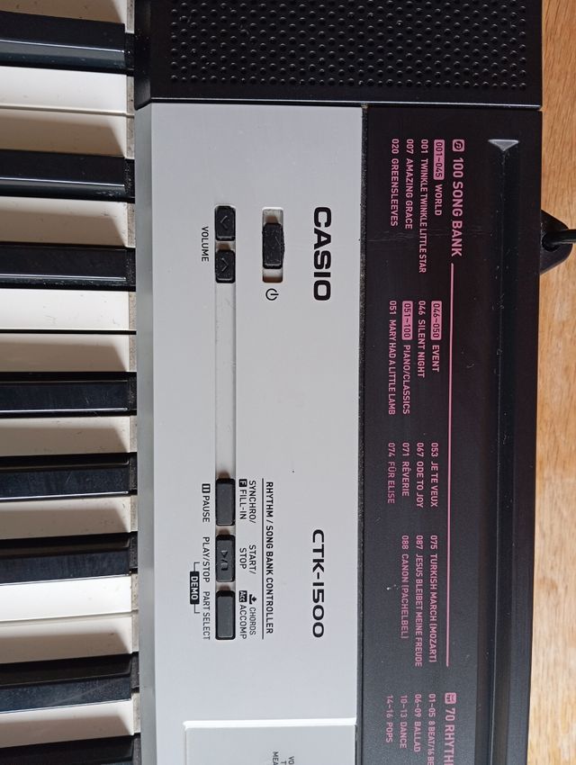 Teclado CASIO CTK 1500