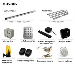 KIT Motor seccional o basculante 14m2.  + BONO 50€