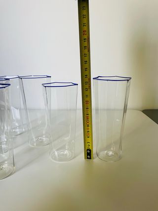 Bicchieri Esagonali Murano Carlo Scarpa