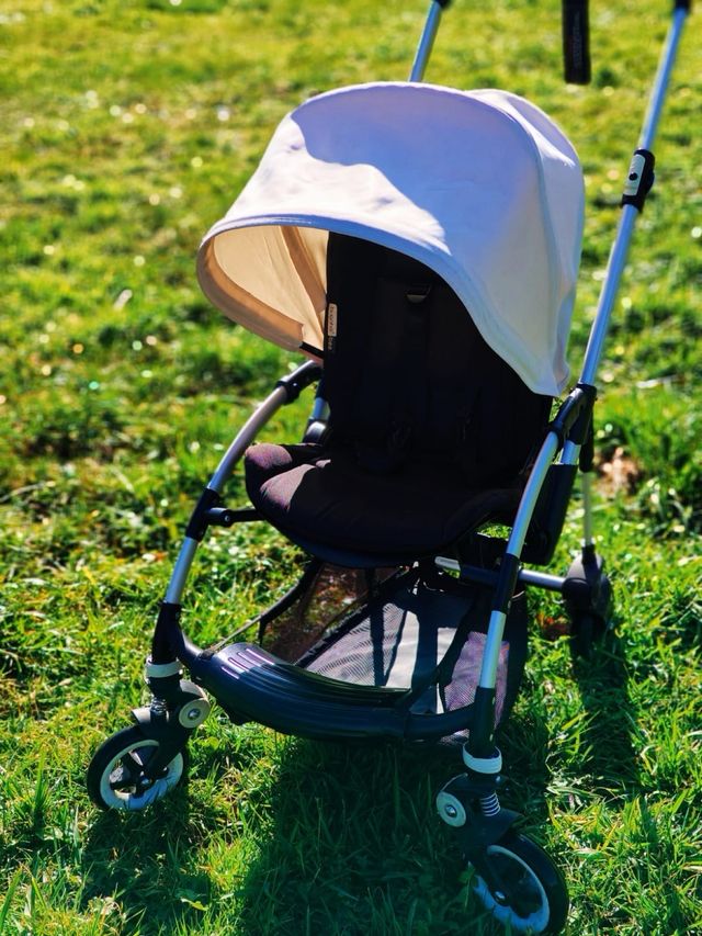 Silla paseo bugaboo bee con doble capota y saco