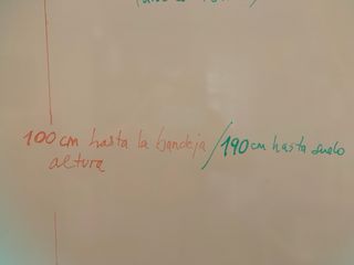 Pizarra portatil blanca veleda