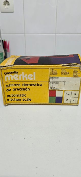 Balanza Merkel bintage