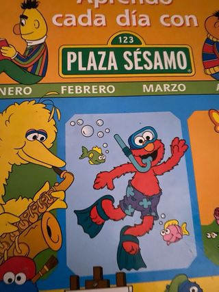 Aprende cada dia con Barrio Sésamo libros infantil